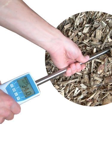 Humimeter BLL Wood Chip Moisture Meter with Insertion Probe