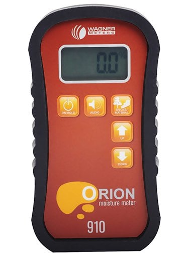 Wagner Orion 910 Depth Pinless Wood Moisture Meter Kit with NIST Traceable On-Demand Calibrator - 2 Year Certification Period, 890-00910-002